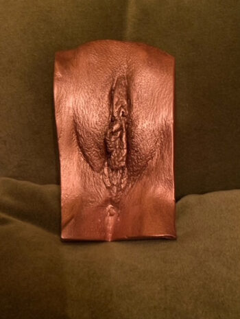 vagina cast in copper